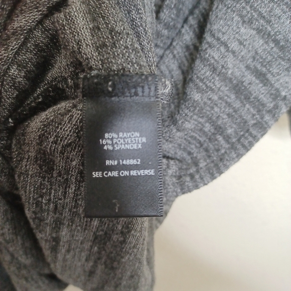 Torrid Super Soft Plush Black Marled Top 3X - Picture 5 of 6